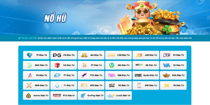 Giới thiệu sảnh nổ hũ online Kubet