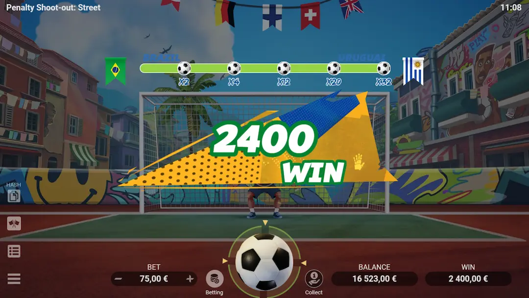 Gameplay et fonctionnalités de jeu dans Penalty Shoot Out